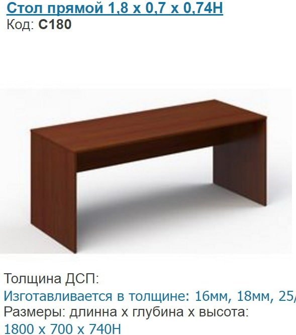 Продажа офисной мебели стандарт Буча