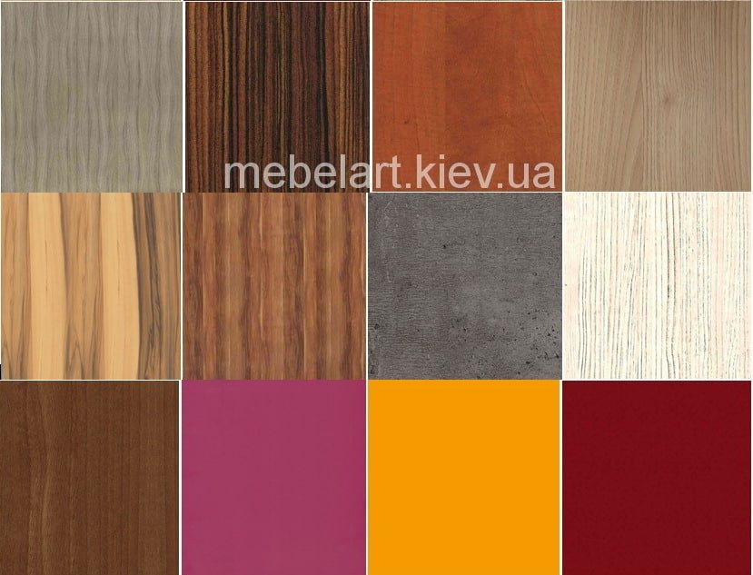 Образцы материалов для кухни