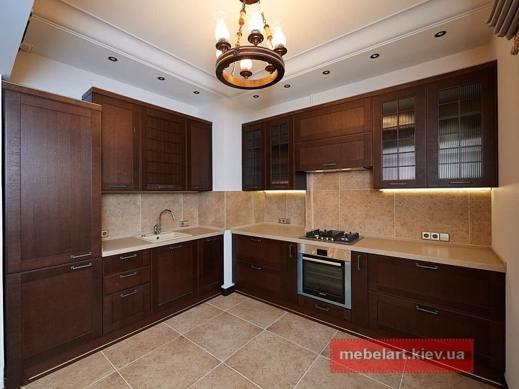 Угловая кухня проект