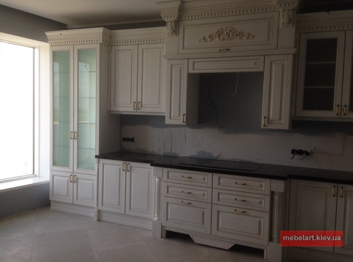 Кухня из массива дуба